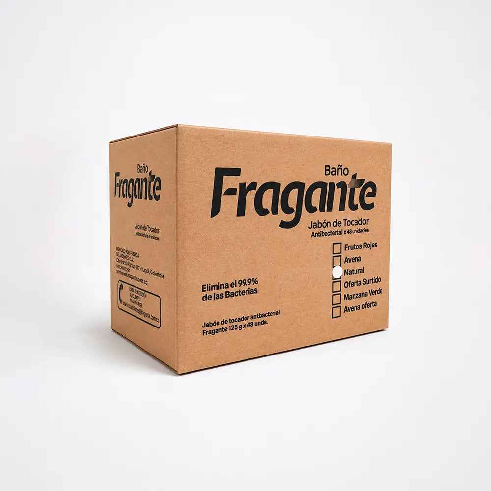 Jabón de Tocador Antibacterial Fragante Frutos Rojos