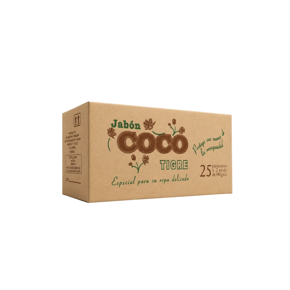 Jabón Coco 2 Pack 140gr Caja